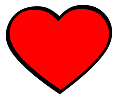 heart outline red. Valentine+heart+outline